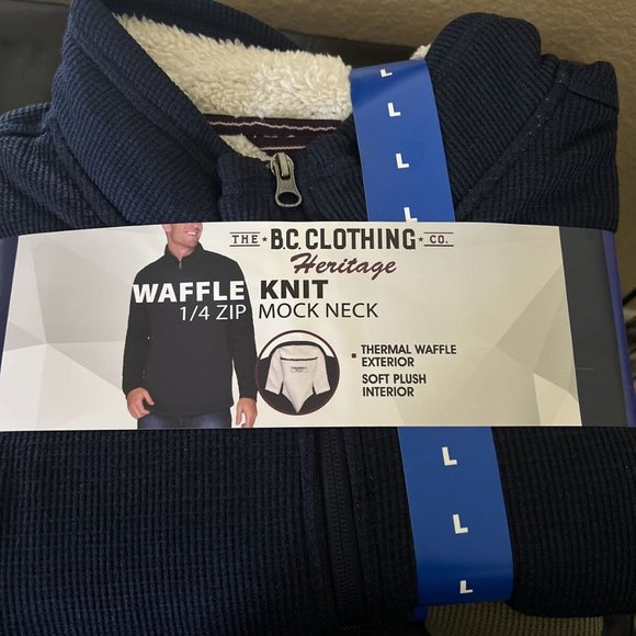 The B.C. Clothing co waffle Sweater - Picture 6 of 7